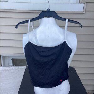 Goth y2k indie normcore gorpcore fisherman Women’s polo swimtop size 6